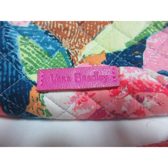 Vera Bradley Superbloom Iconic Hipster Crossbody Bag Pink Floral Slim File Bag - Picture 3 of 8